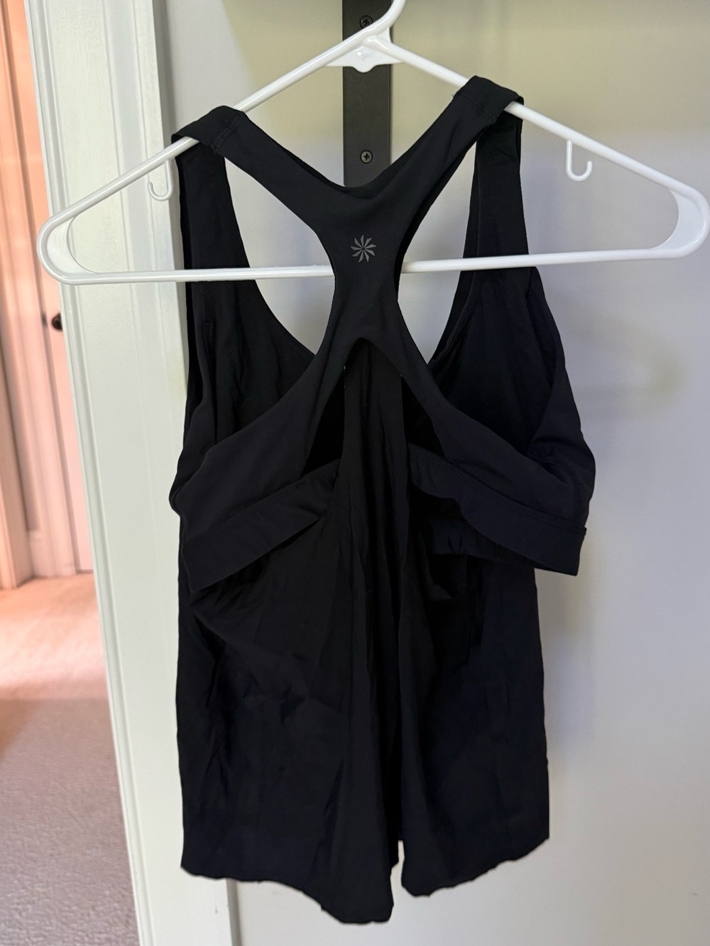 Athleta Black Racerback Workout Tank Top - Unbranded